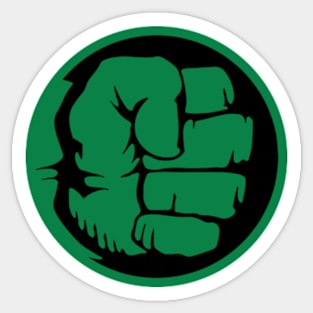 Green Fist Sticker